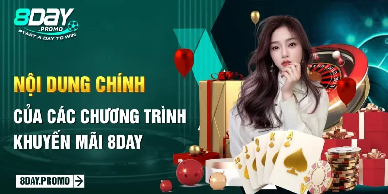 Nội Dung Chính Của Các Chương Trình Khuyến Mãi 8day